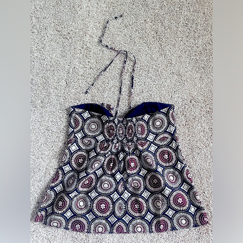 Michael Kors strapless print top.  Size 10. - Picture 2 of 3